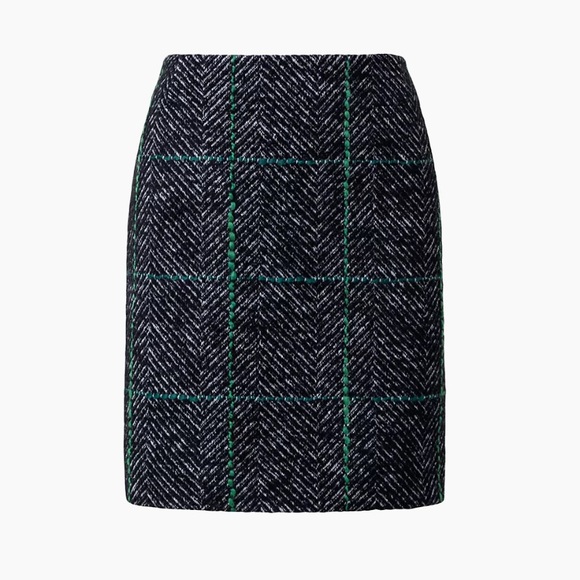 Akris Punto Grid Check Tweed Miniskirt NWT - Picture 4 of 4